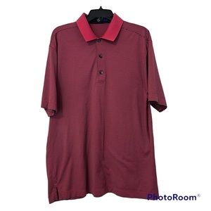 Callaway mens golf polo shirt red Large